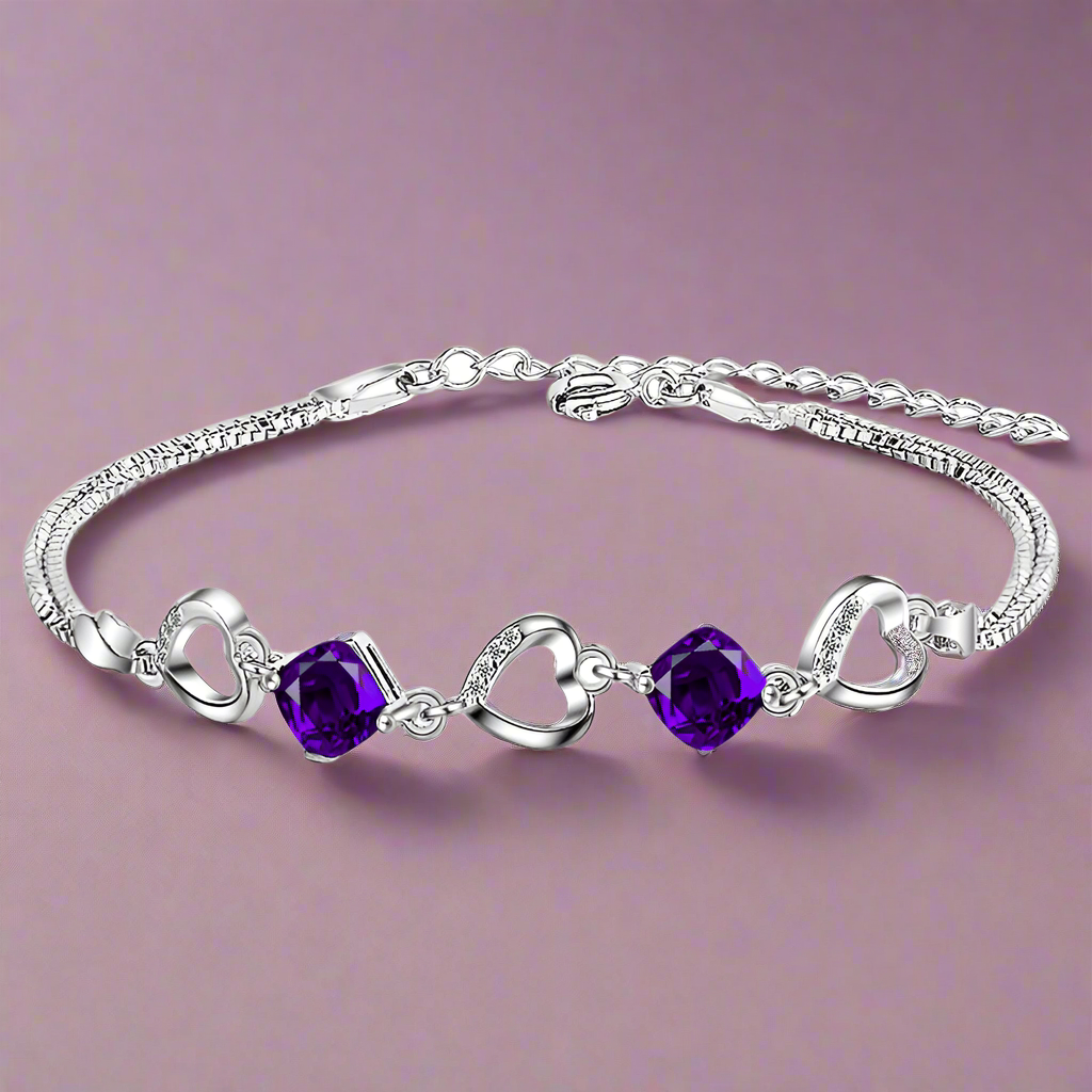 Diamond Heart Bracelet