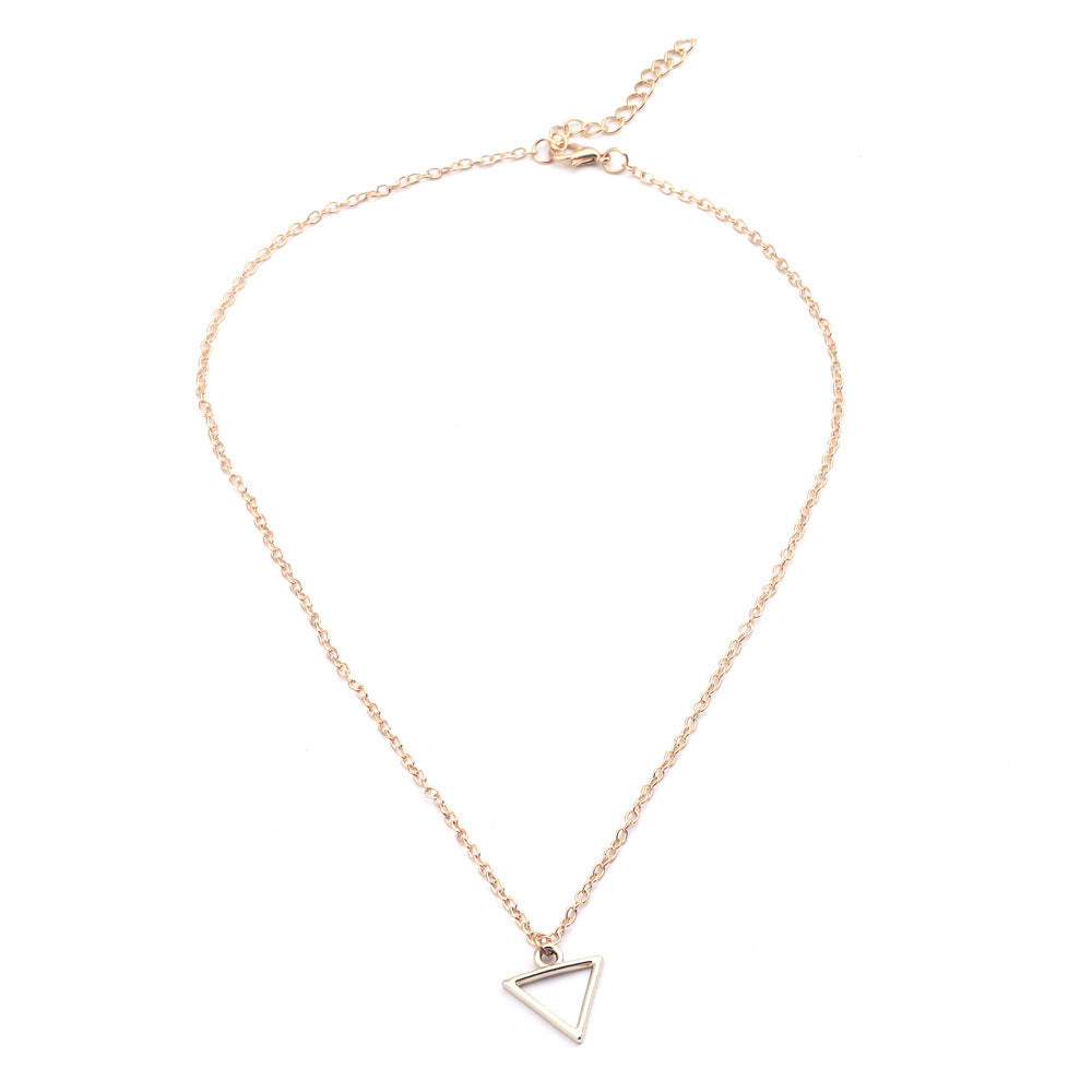 Triangle pendant necklace