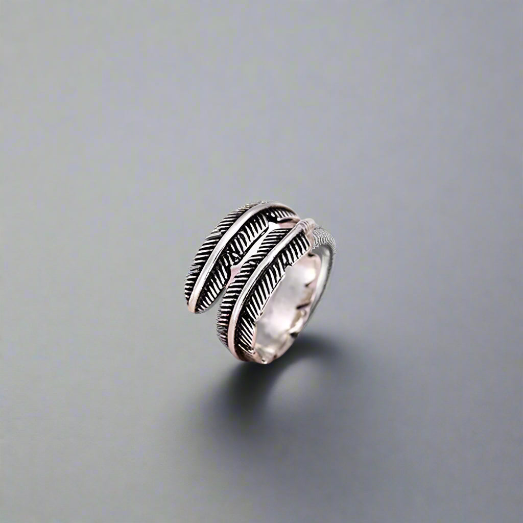 Antique Feather Ring
