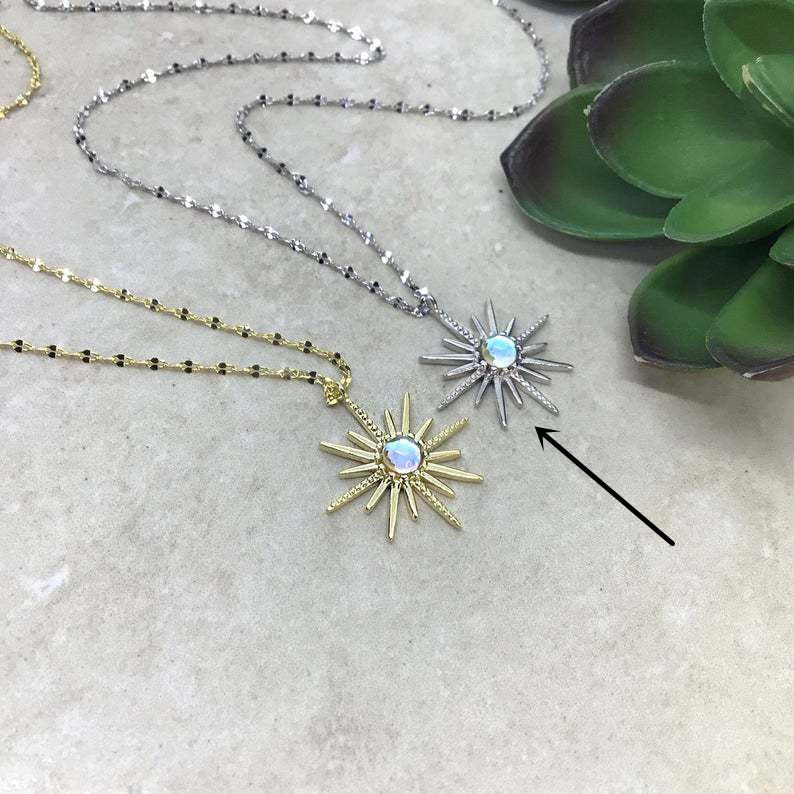 Boho Opal Necklace