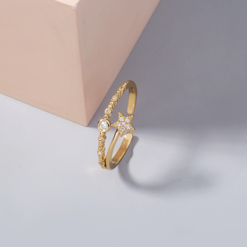 Exquisite Micro-inlaid Rose Ring