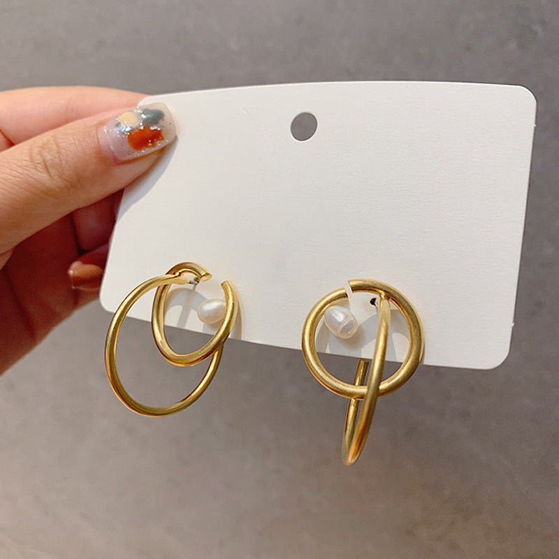 Coiled Circle Earring