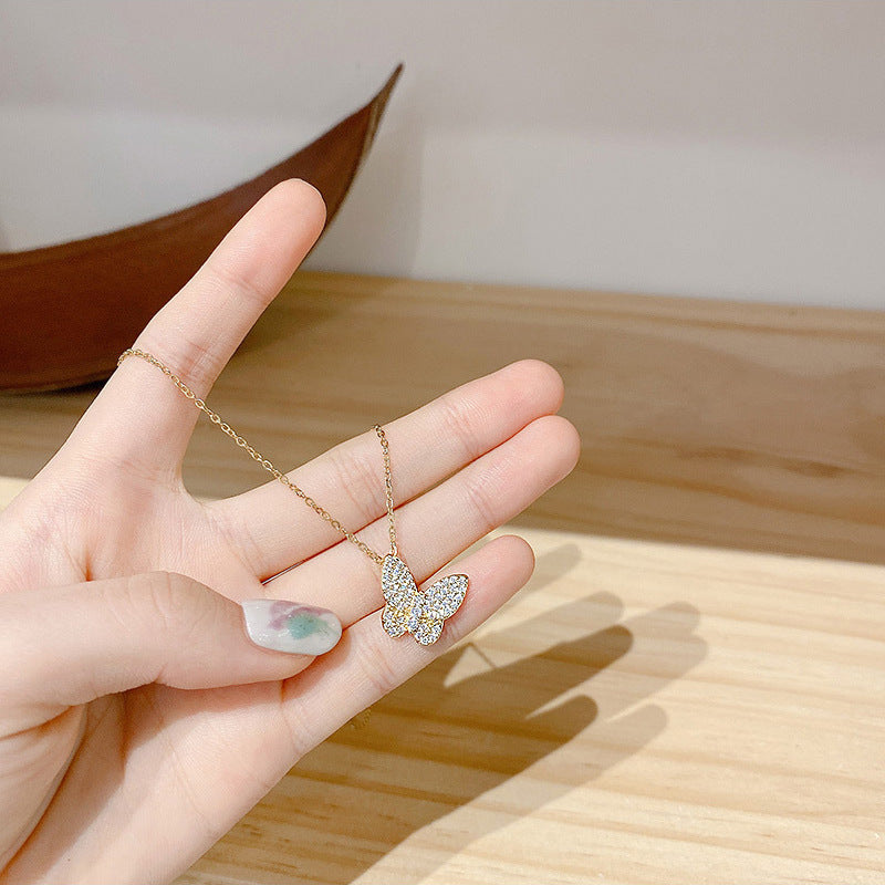 Butterfly Steel Necklace