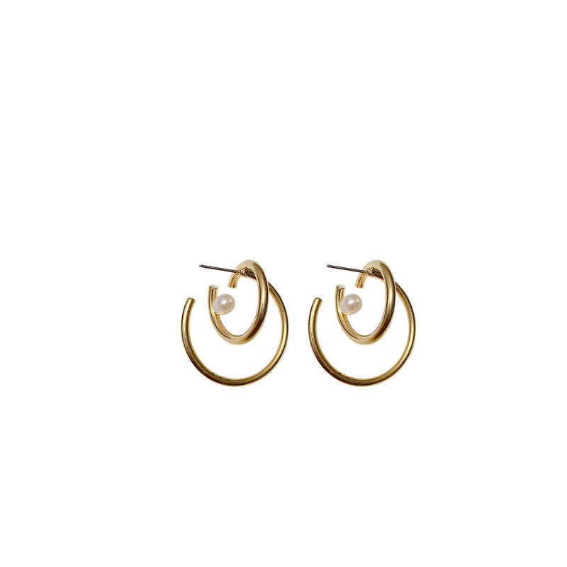 Coiled Circle Earring