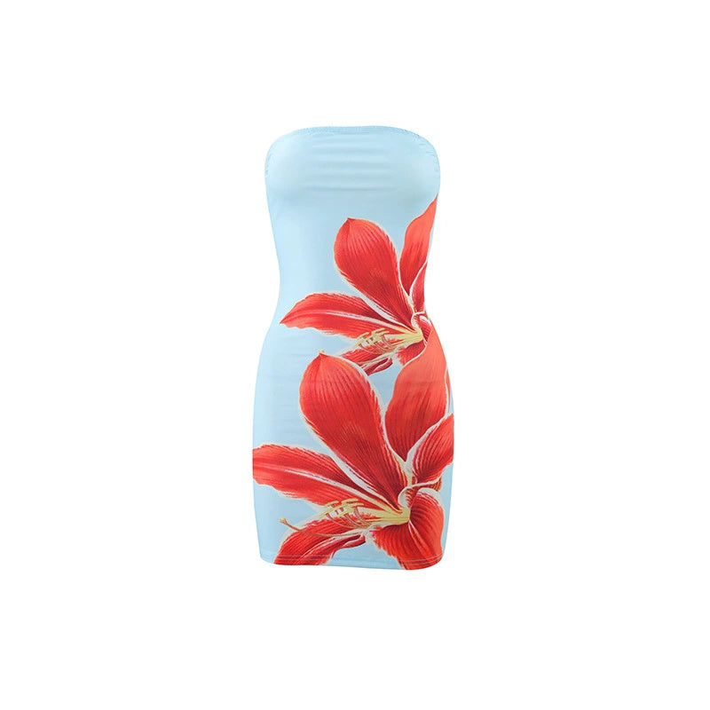 Flower Sheath Dress