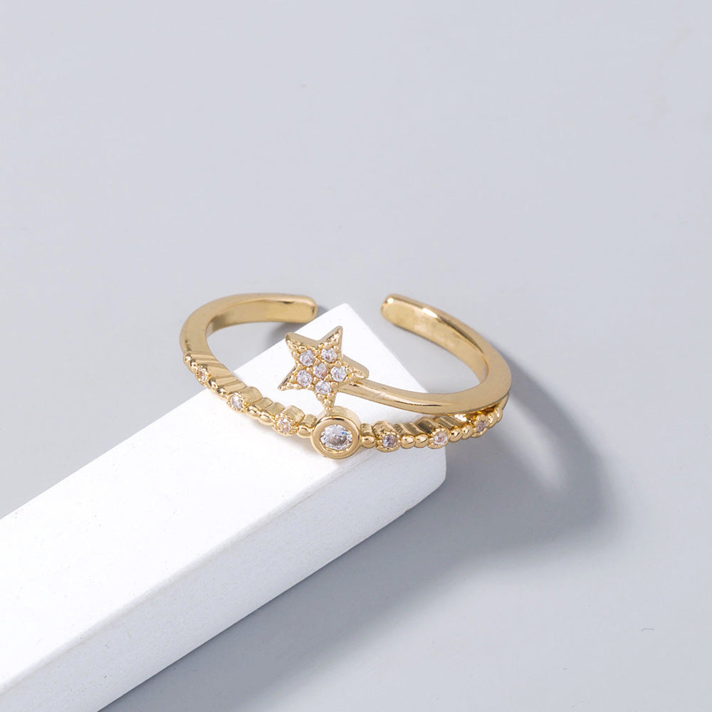 Exquisite Micro-inlaid Rose Ring
