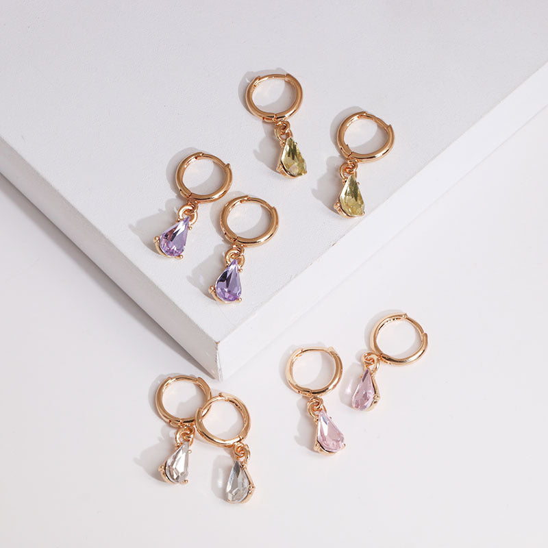 Glitter Zircon Earring