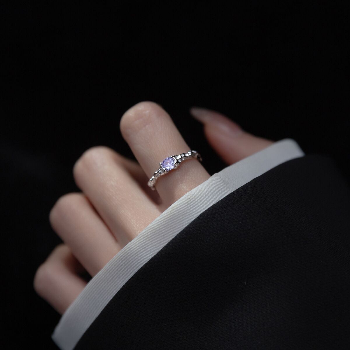 Lava Concave-convex Ring