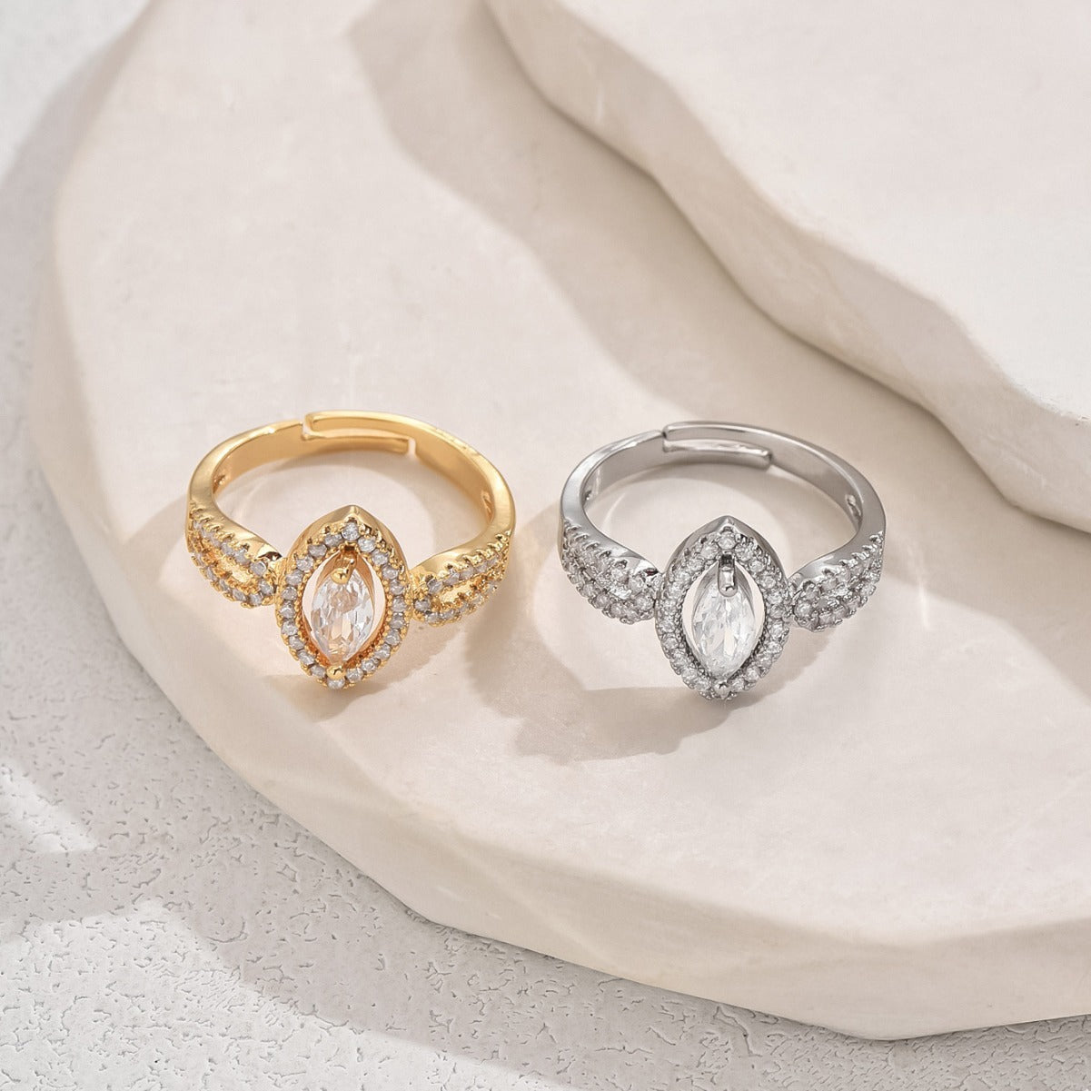 Waterdrop Shine Ring
