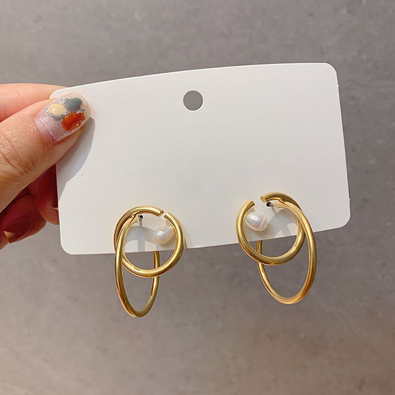 Coiled Circle Earring