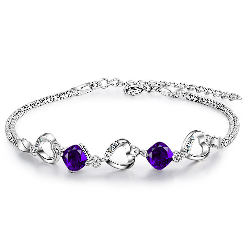 Diamond Heart Bracelet