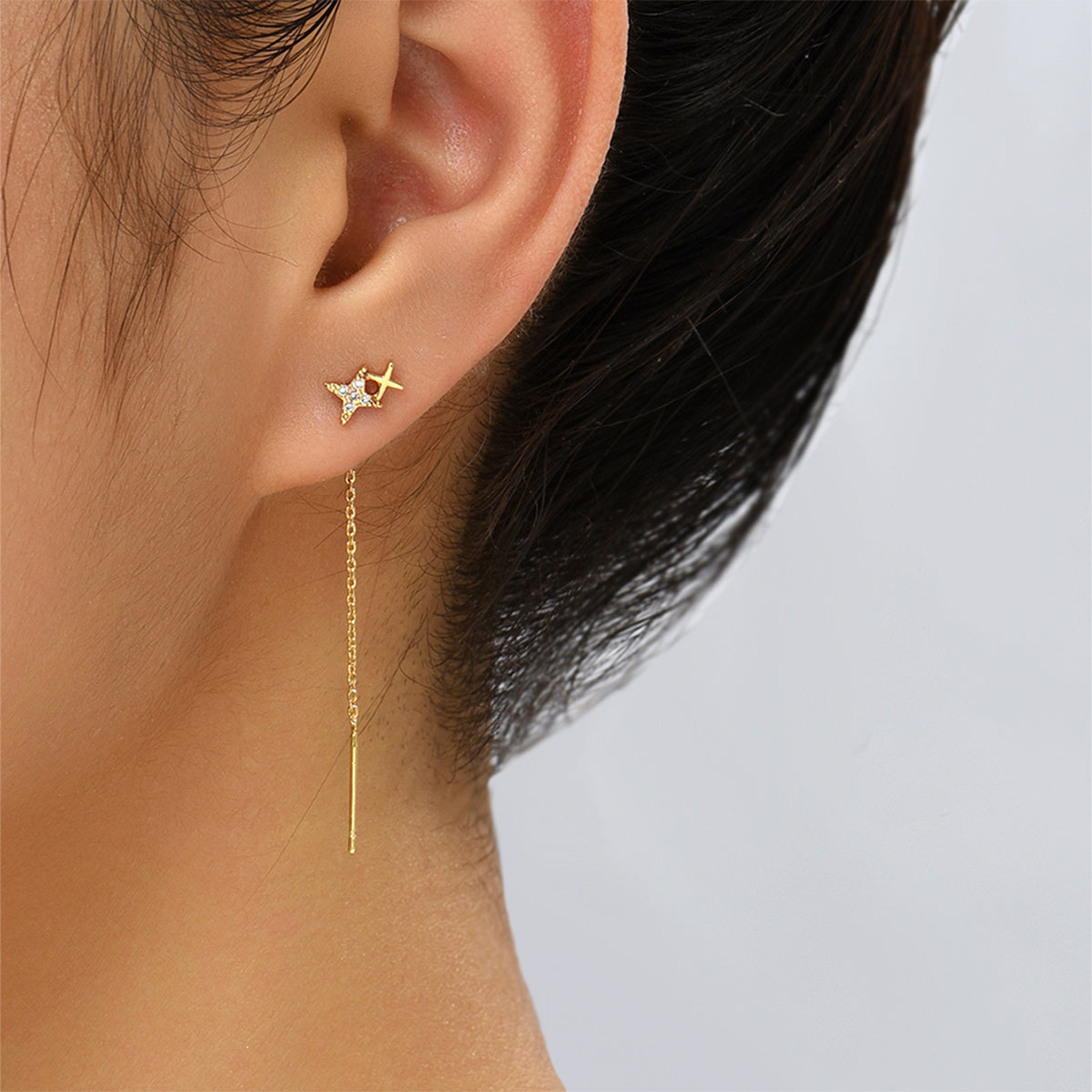 Letter X Earring