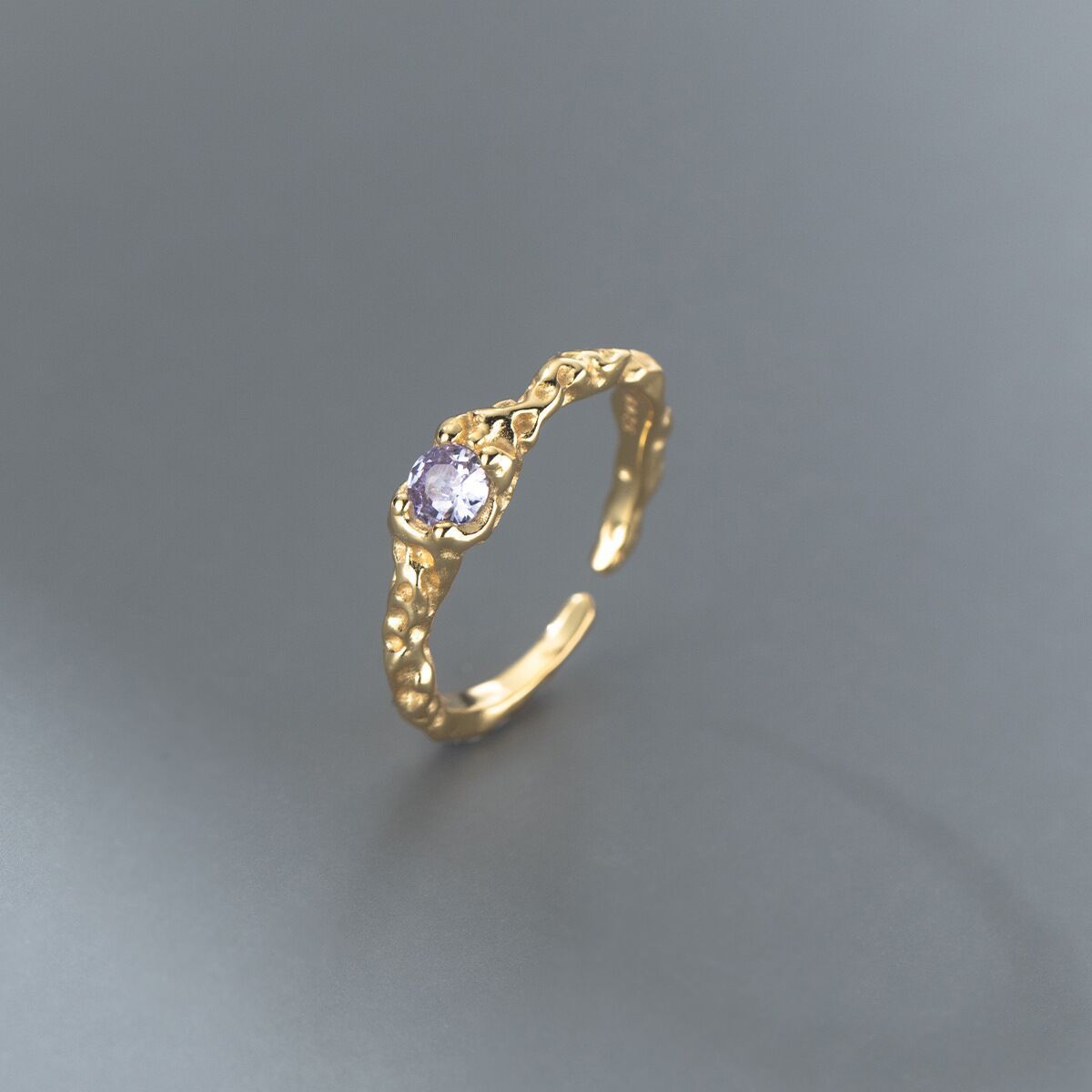 Lava Concave-convex Ring