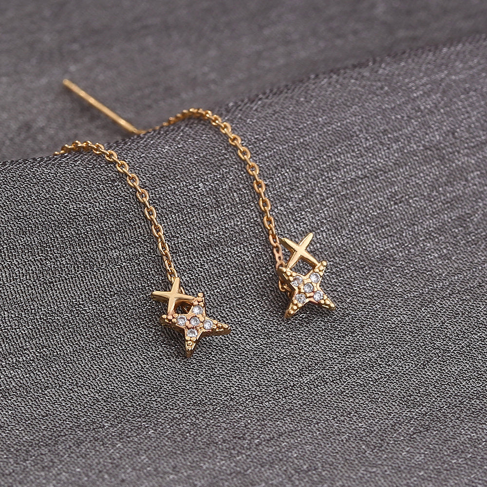 Letter X Earring
