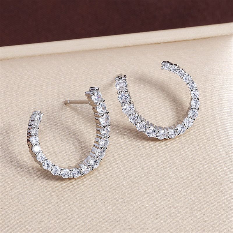 Rhinestone Zircon Earring