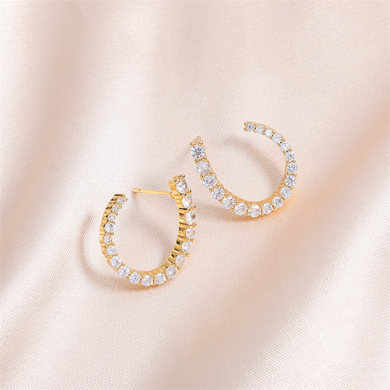 Rhinestone Zircon Earring