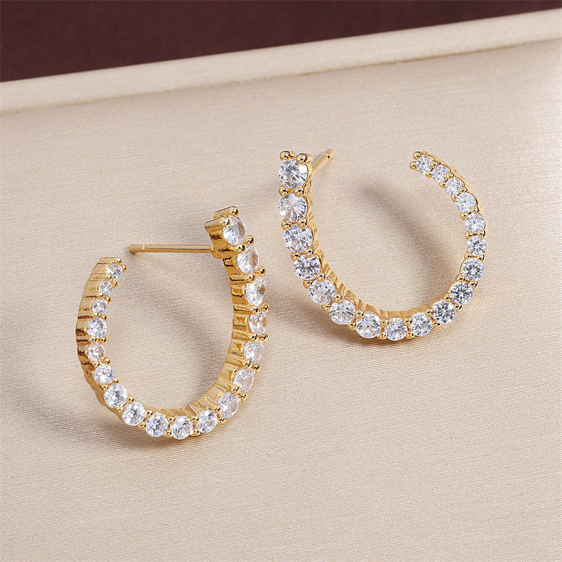 Rhinestone Zircon Earring