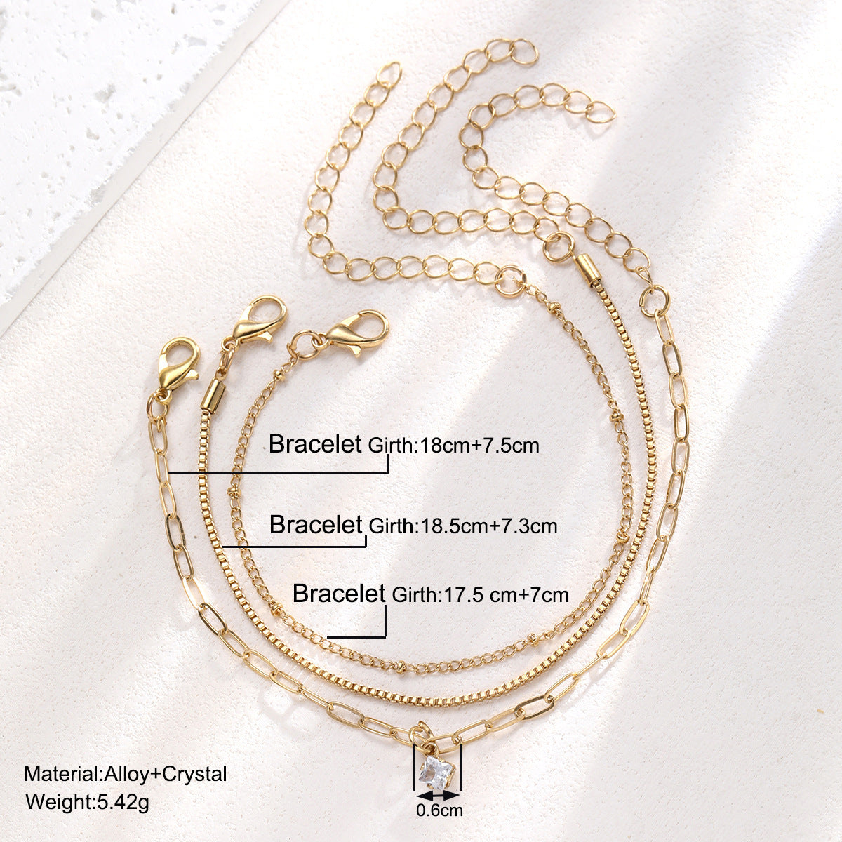 New Fashion Diamond Bracelet Suit Women