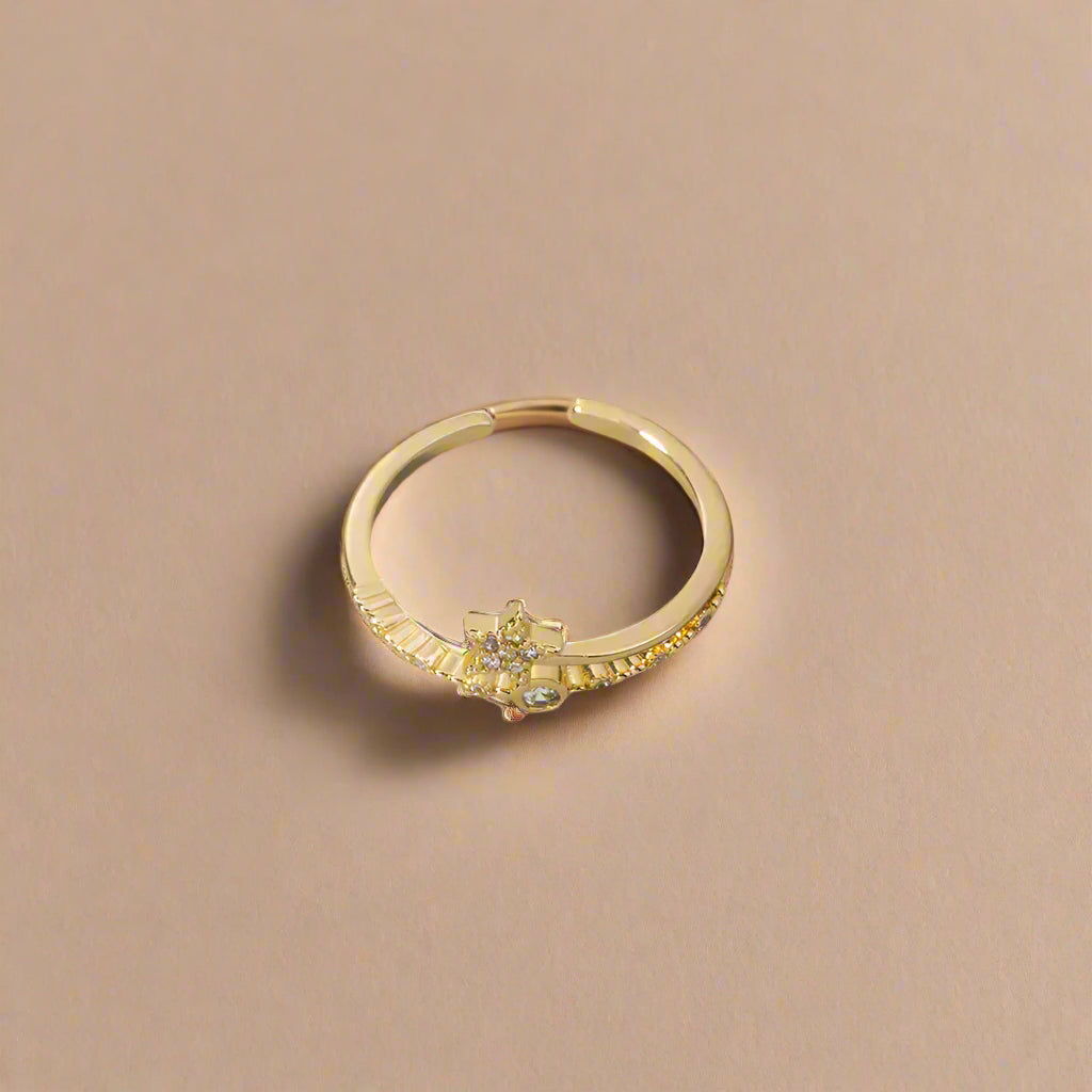 Exquisite Micro-inlaid Rose Ring