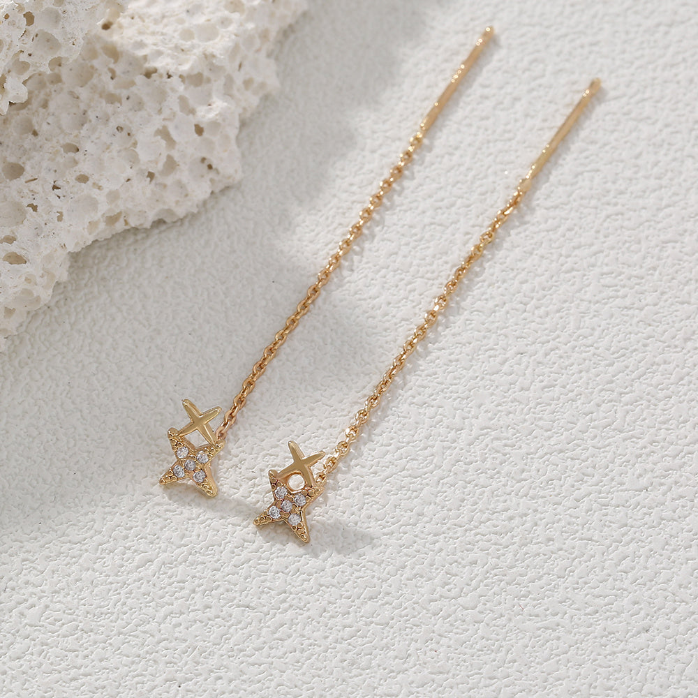 Letter X Earring