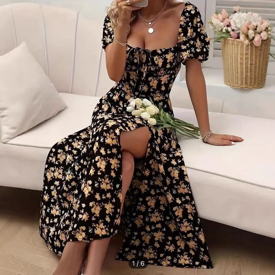 Floral Split Dress
