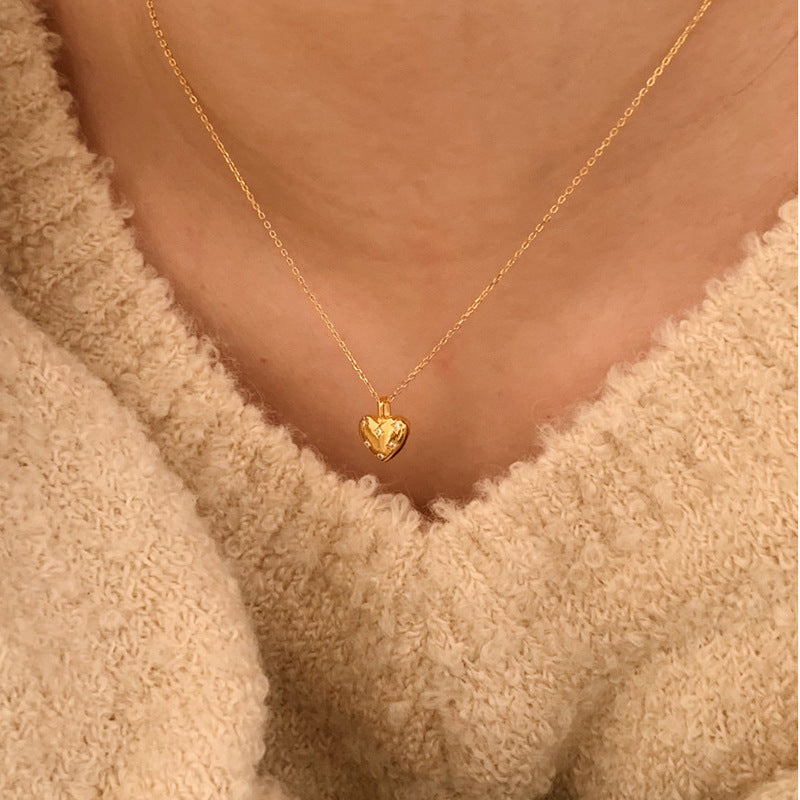 Retro Hearts Necklace