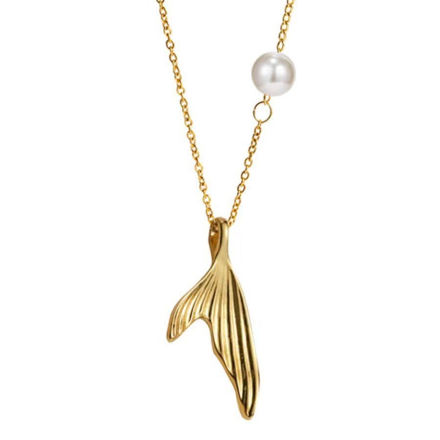 Pearl Fishtail Necklace
