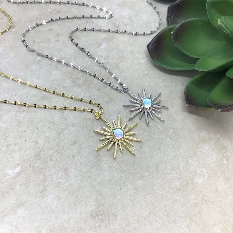 Boho Opal Necklace