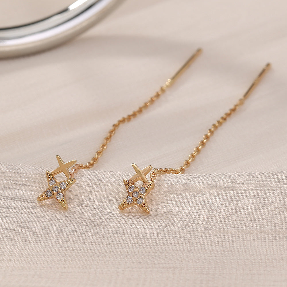 Letter X Earring