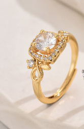 Waterdrop Shine Ring