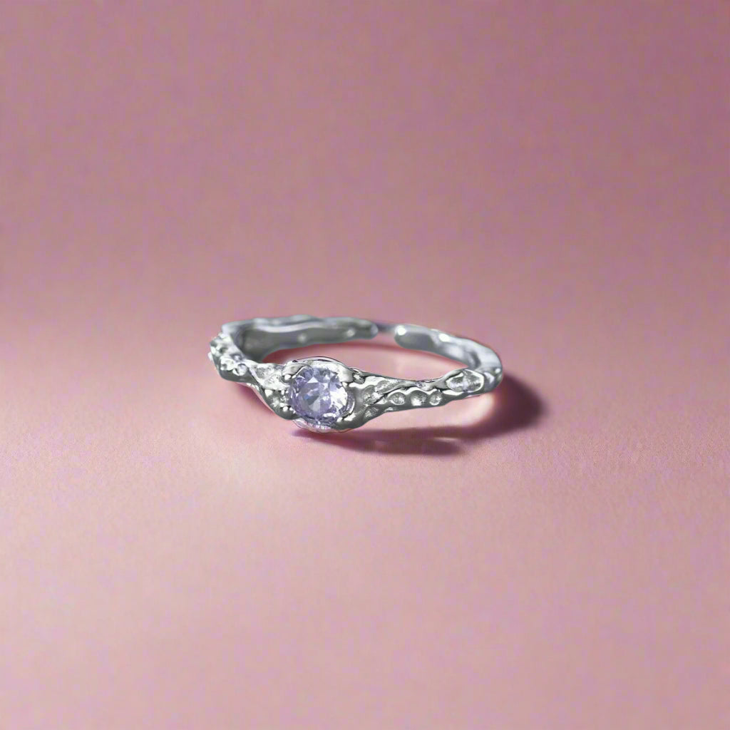 Lava Concave-convex Ring