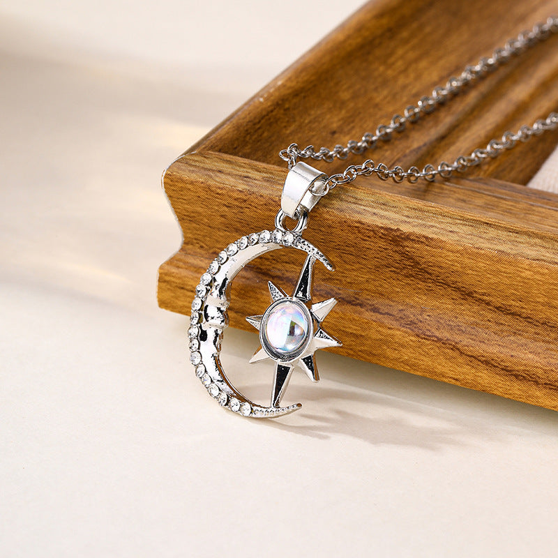 Moon-Star Necklace