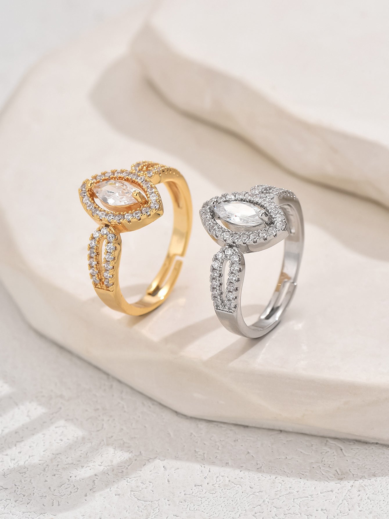 Waterdrop Shine Ring