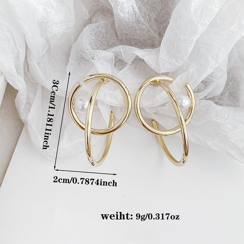 Coiled Circle Earring