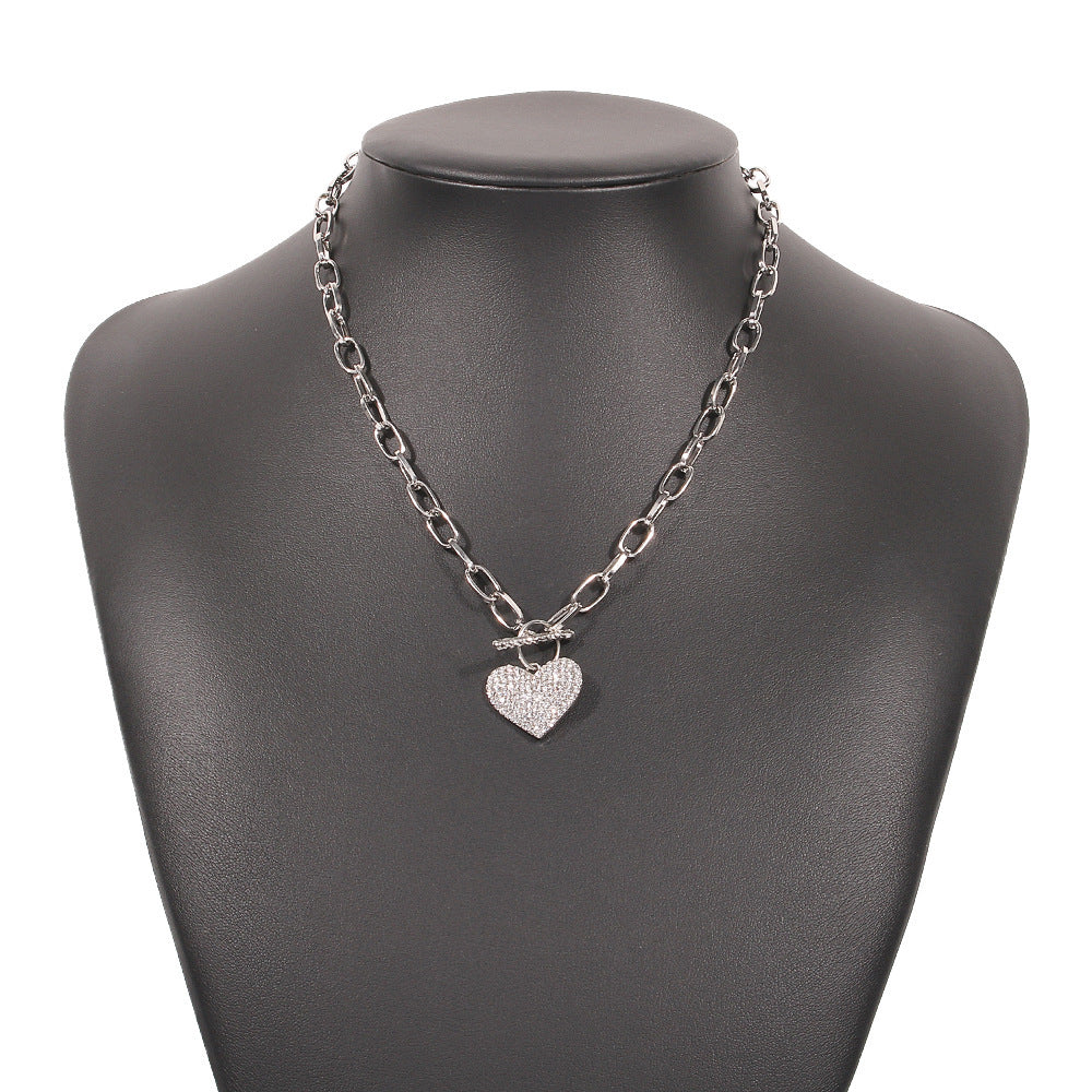 Silver-hearted Necklace