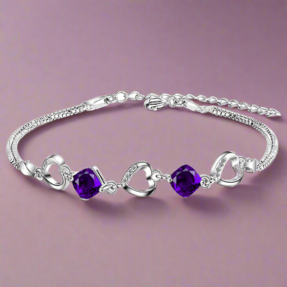 Diamond Heart Bracelet