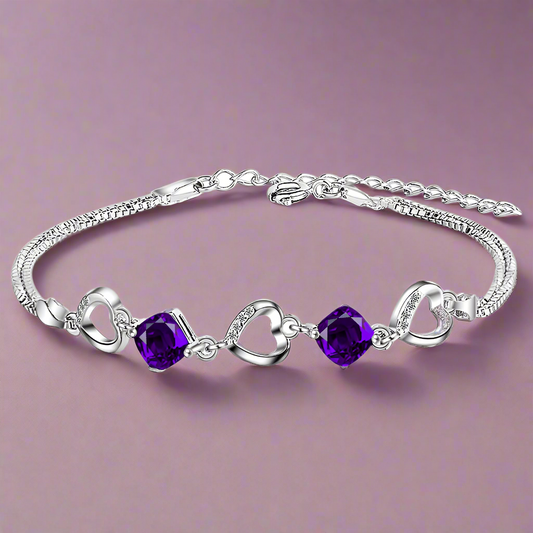 Diamond Heart Bracelet