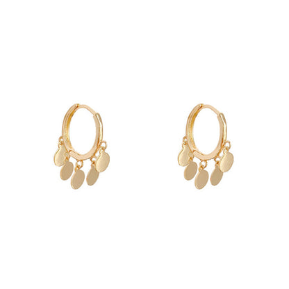 Mini Wafer Earrings