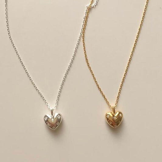 Retro Hearts Necklace