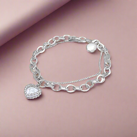Twin Heart Bracelet
