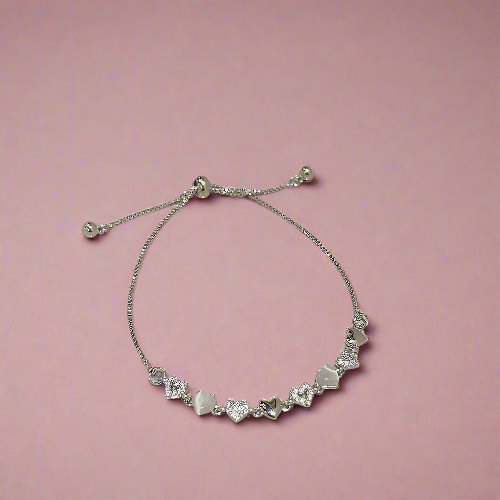 Opal Heart Bracelet