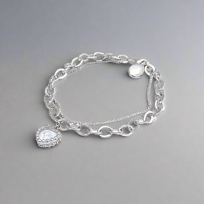 Twin Heart Bracelet