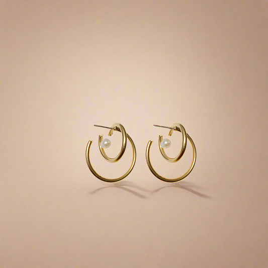 Coiled Circle Earring