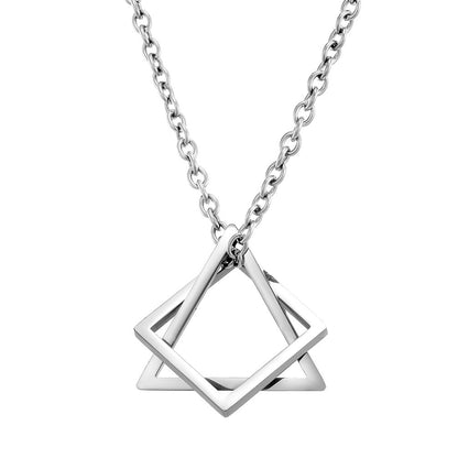 Women's Retro Light Luxury Black Love Heart Necklace